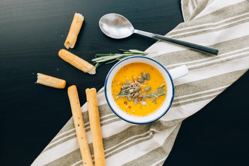 Garlic breadsticks with butter and herb seasoning